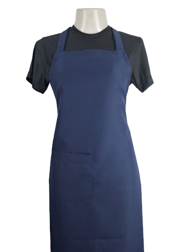 Uniformes para restaurantes e gastronomia, Avental frontal azul