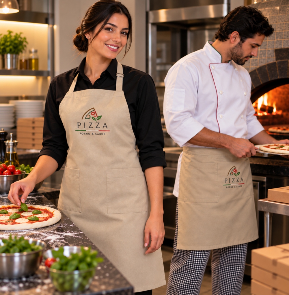 Uniforme profissional para pizzaria
