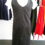 Avental frontal modelo colete, em risca de giz . Avental frontal modelo colete - Uniformes Profissioanis em Curitiba