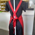 Avental frontal com alças maiores para transpassar atrás Avental frontal - Alfatex Uniformes Profissionais em Curitiba