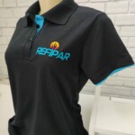 Polo com bordado Camisa Polo