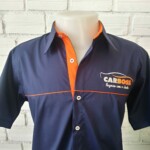 Camisa Social masculina com recorte e detalhes Camisa Social - Uniformes Profissionais em Curitiba