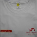 Camiseta branca gola redonda Camiseta - Uniformes Profissionais em Curiitba
