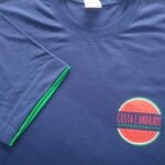 Camiseta com detalhes nas mangas, Uniformes para comércio em geral Camiseta - Uniformes Profissionais em Curiitba