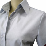 Camisete ou Camisa social feminina, manga curta com detalhes Camisa Social Feminina - Uniformes Profissionais em Curitiba
