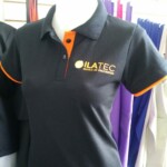 Camisa polo, logo bordada e detalhes combinando com a logo. Uniformes Profissionais em Curiitba - Camisa Polo