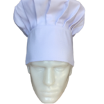 Touca para Chef de Cozinha. Velcro atrás para regular. Touca Chef - Uniformes Profissionais em Curitiba