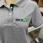 Polo com logo bordada Camisa Polo