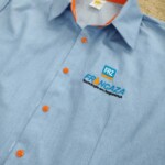 Camisa social, manga longa. Camisa Social