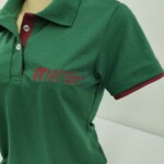 Polo Verde Folha Malha Piquet. Polo