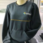 Moletom sem capuz, malha Double, com detalhe Moletom